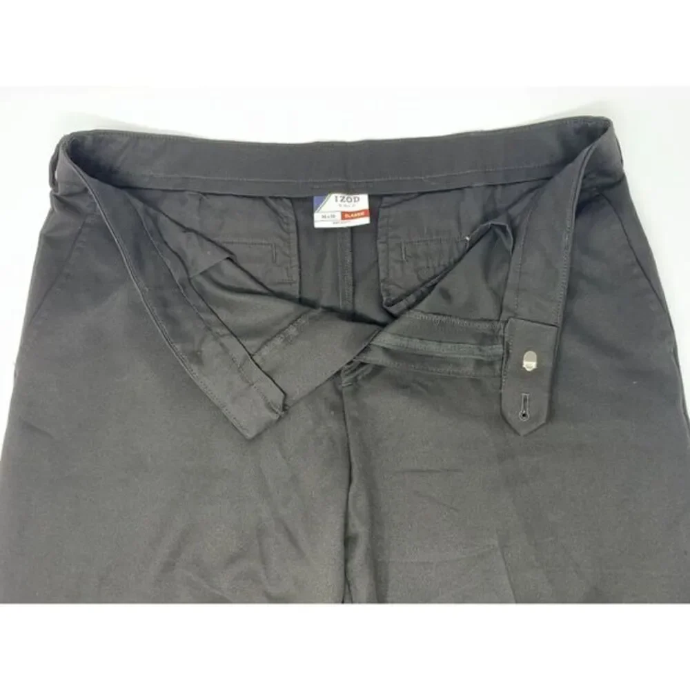 Izod Golf Black Classic Fit Straight Leg Men's Pants‎ Size W36 L30